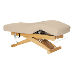 Sillon Siesta sähköinen SPA-hoitopöytä, beige, vaalea puujalusta Sillon Siesta sähköinen SPA-hoitopöytä, beige, vaalea puujalusta