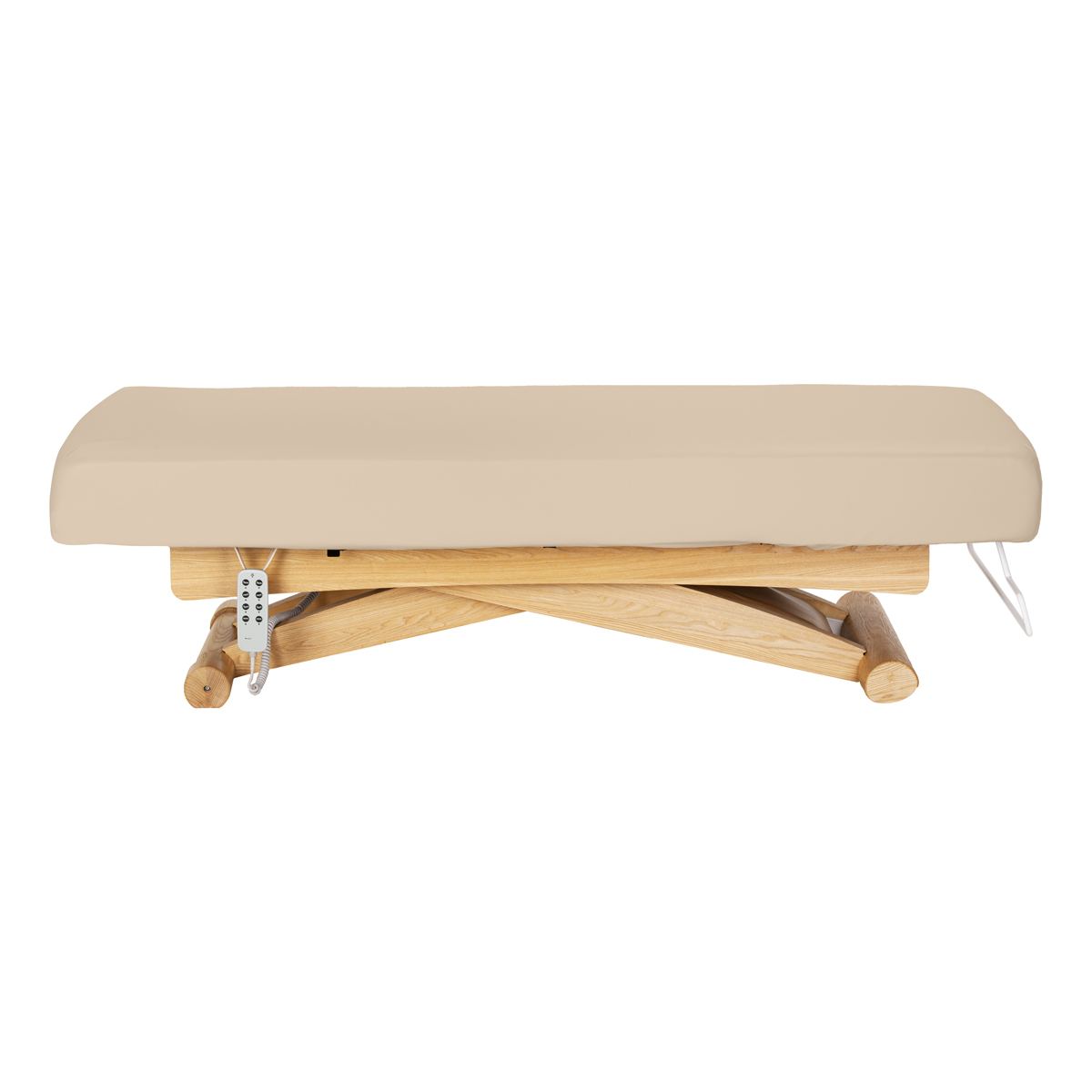 Sillon Siesta sähköinen SPA-hoitopöytä, beige, vaalea puujalusta Sillon Siesta sähköinen SPA-hoitopöytä, beige, vaalea puujalusta