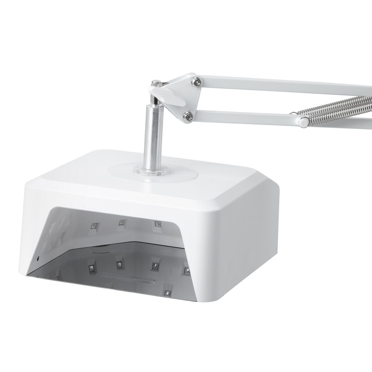 Glow 112 UV/LED -kynsilamppu pedikyyriin telineellä, 48 W Glow 112 UV/LED -kynsilamppu pedikyyriin telineellä, 48 W