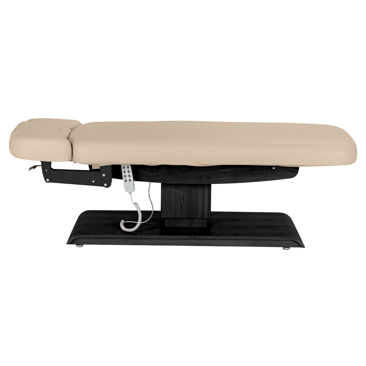 Sillon Relax sähköinen SPA-hoitopöytä, beige, musta puujalusta Sillon Relax sähköinen SPA-hoitopöytä, beige, musta puujalusta