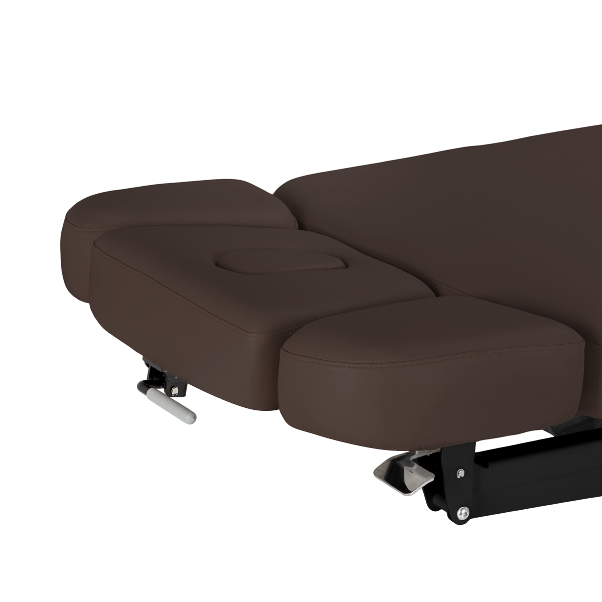 Sillon Relax sähköinen SPA-hoitopöytä, tummanruskea, musta puujalusta Sillon Relax sähköinen SPA-hoitopöytä, tummanruskea, musta puujalusta