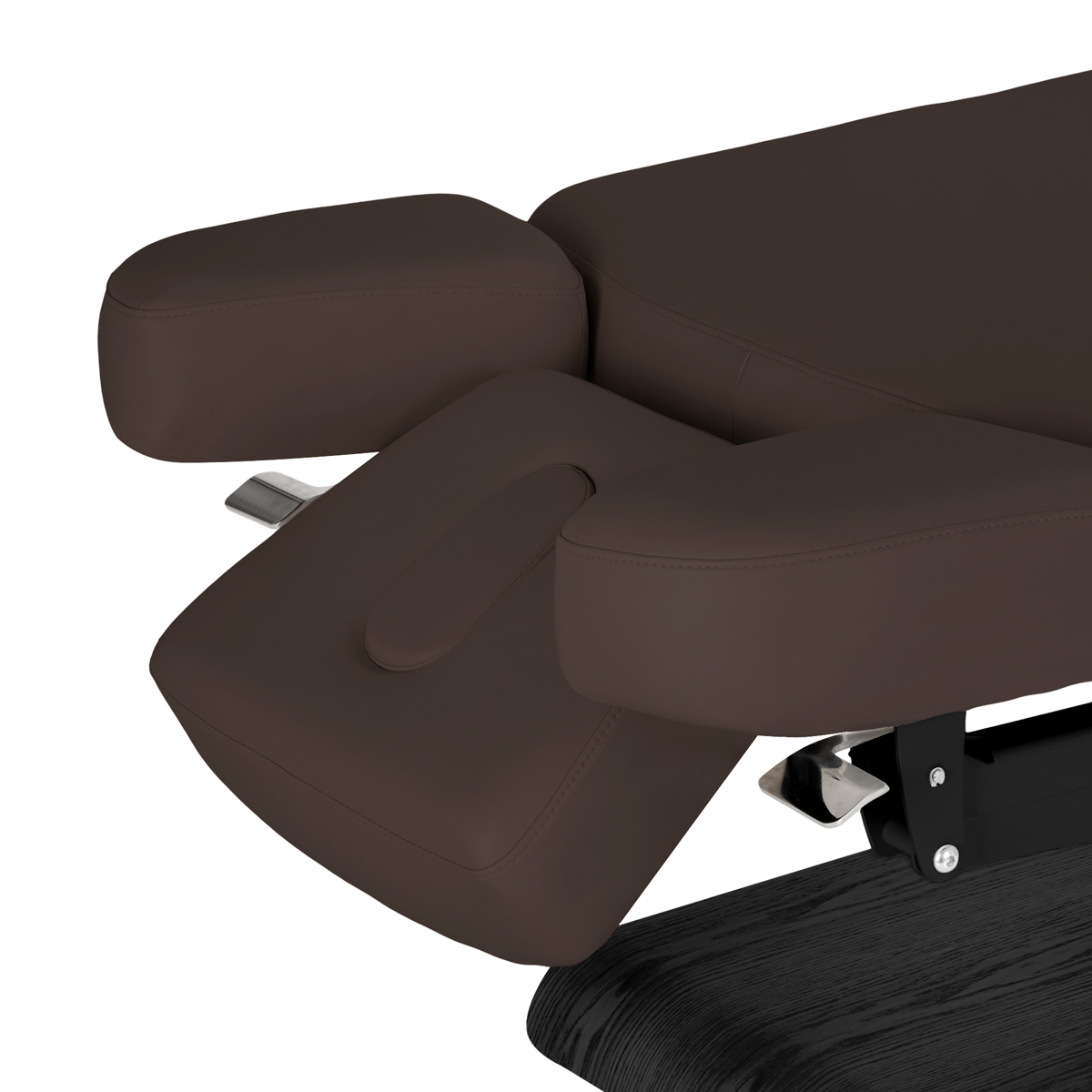Sillon Relax sähköinen SPA-hoitopöytä, tummanruskea, musta puujalusta Sillon Relax sähköinen SPA-hoitopöytä, tummanruskea, musta puujalusta