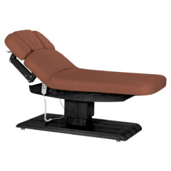 Sillon Relax sähköinen SPA-hoitopöytä, ruskea, musta puujalusta Sillon Relax sähköinen SPA-hoitopöytä, ruskea, musta puujalusta