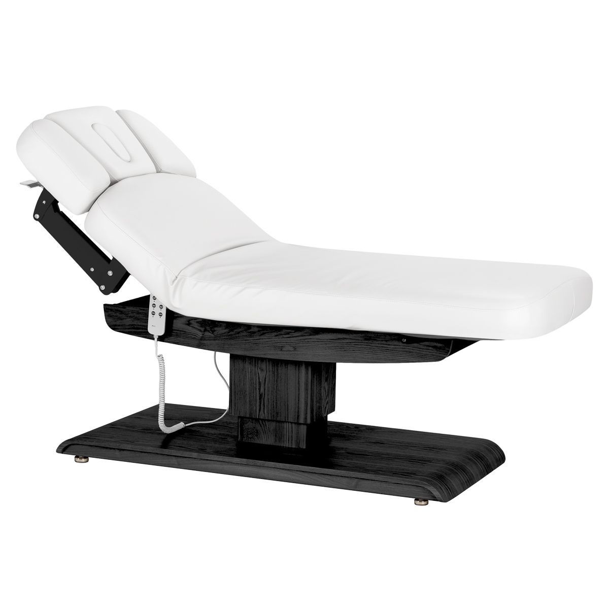 Sillon Relax sähköinen SPA-hoitopöytä, tummanruskea, musta puujalusta Sillon Relax sähköinen SPA-hoitopöytä, tummanruskea, musta puujalusta