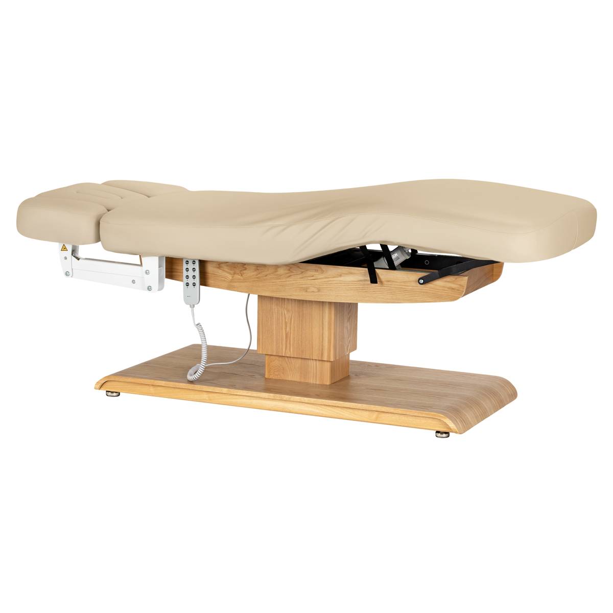Sillon Relax sähköinen SPA-hoitopöytä, beige, vaalea puujalusta Sillon Relax sähköinen SPA-hoitopöytä, beige, vaalea puujalusta