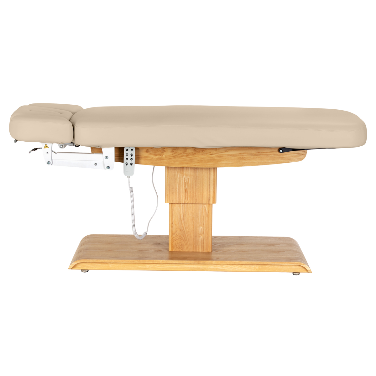 Sillon Relax sähköinen SPA-hoitopöytä, beige, vaalea puujalusta Sillon Relax sähköinen SPA-hoitopöytä, beige, vaalea puujalusta