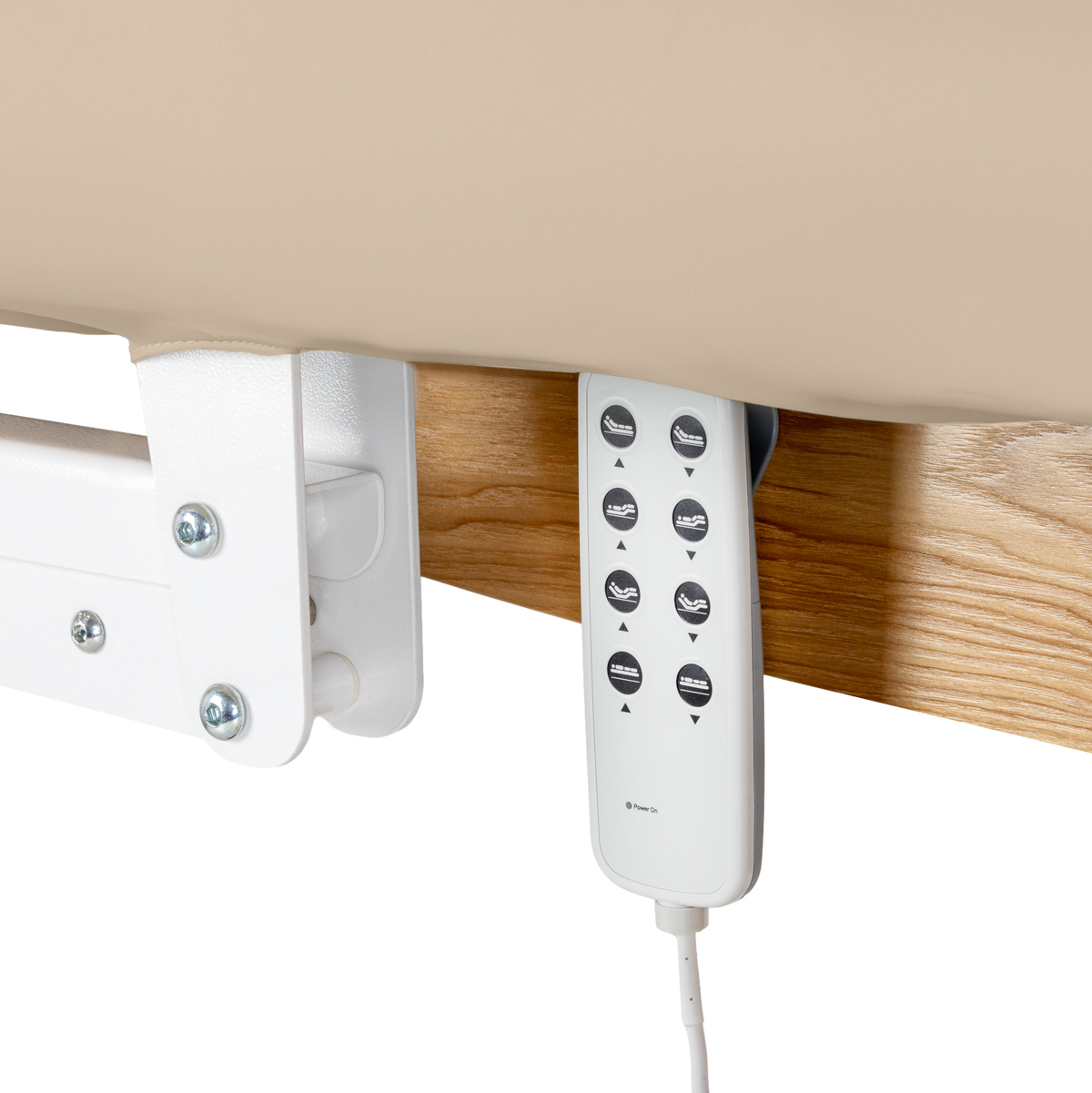 Sillon Relax sähköinen SPA-hoitopöytä, beige, vaalea puujalusta Sillon Relax sähköinen SPA-hoitopöytä, beige, vaalea puujalusta