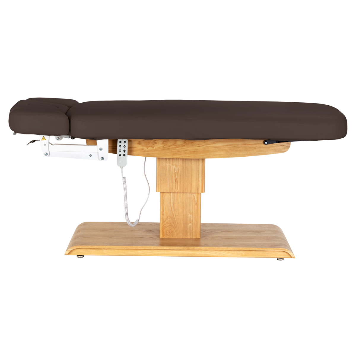 Sillon Relax sähköinen SPA-hoitopöytä, tummanruskea, vaalea puujalusta Sillon Relax sähköinen SPA-hoitopöytä, tummanruskea, vaalea puujalusta