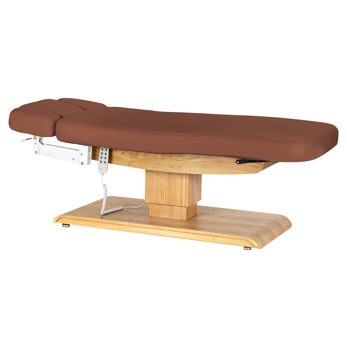 Sillon Relax sähköinen SPA-hoitopöytä, ruskea, vaalea puujalusta Sillon Relax sähköinen SPA-hoitopöytä, ruskea, vaalea puujalusta