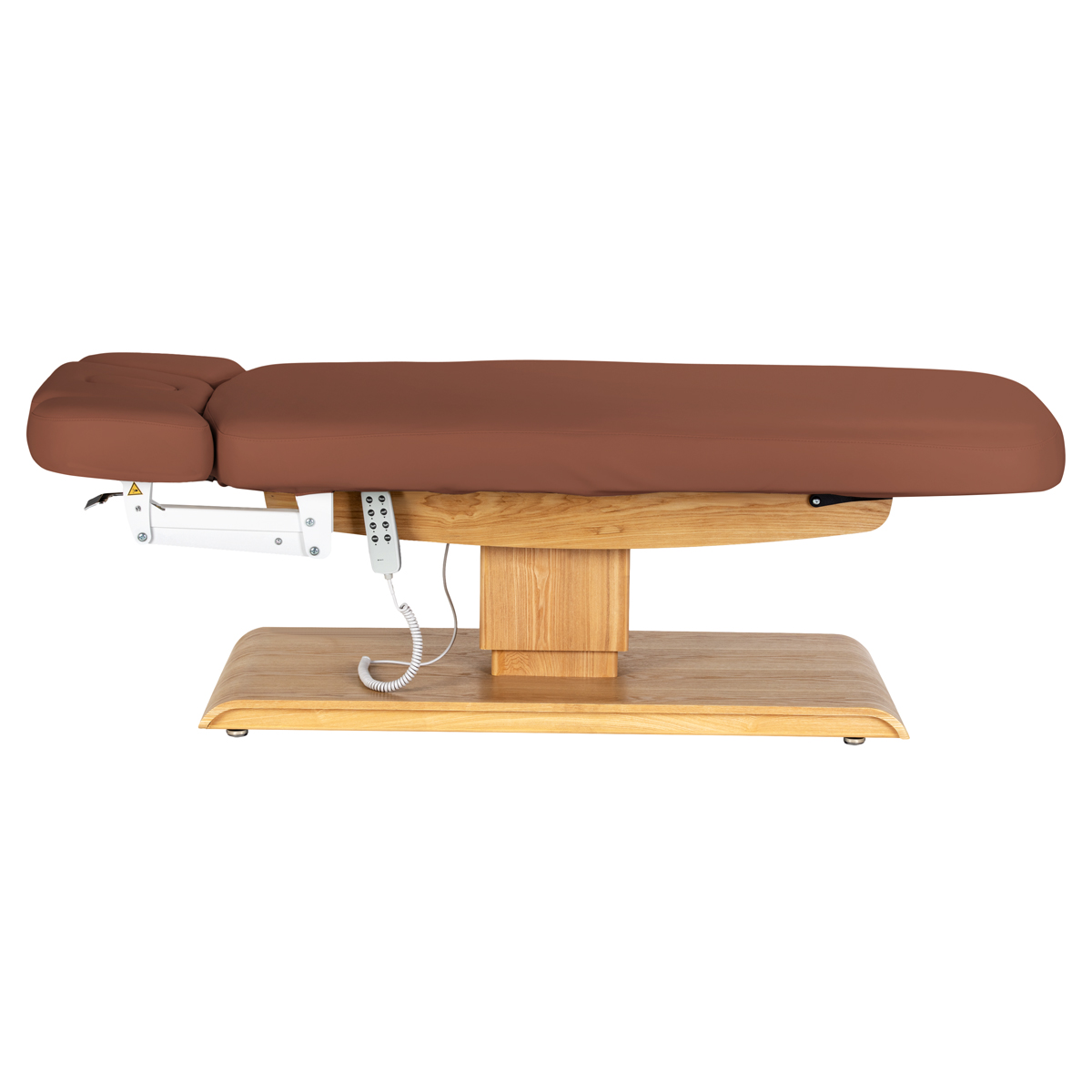 Sillon Relax sähköinen SPA-hoitopöytä, ruskea, vaalea puujalusta Sillon Relax sähköinen SPA-hoitopöytä, ruskea, vaalea puujalusta