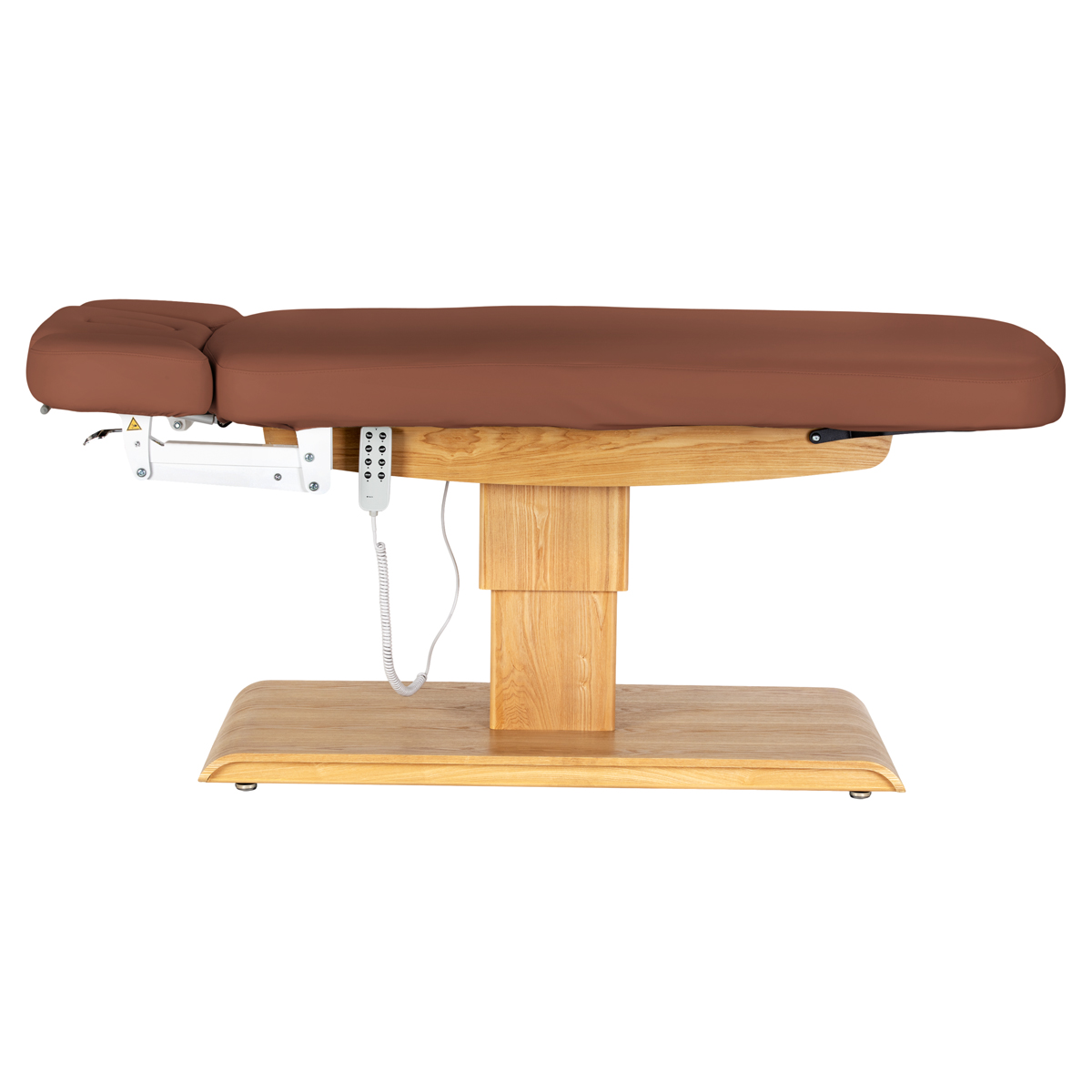 Sillon Relax sähköinen SPA-hoitopöytä, ruskea, vaalea puujalusta Sillon Relax sähköinen SPA-hoitopöytä, ruskea, vaalea puujalusta