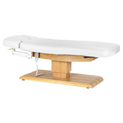 Sillon Relax sähköinen SPA-hoitopöytä, valkoinen, vaalea puujalusta Sillon Relax sähköinen SPA-hoitopöytä, valkoinen, vaalea puujalusta