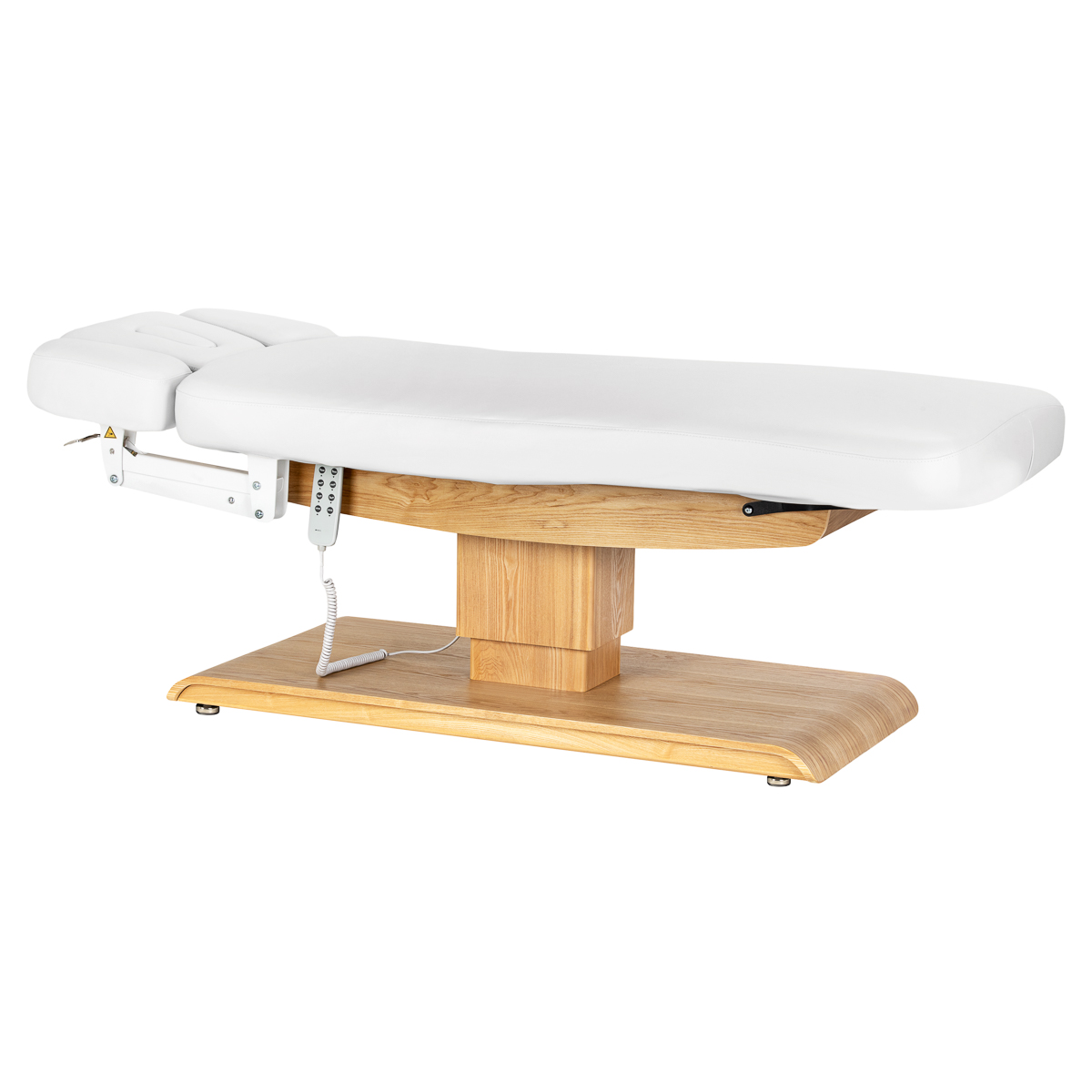 Sillon Relax sähköinen SPA-hoitopöytä, valkoinen, vaalea puujalusta Sillon Relax sähköinen SPA-hoitopöytä, valkoinen, vaalea puujalusta